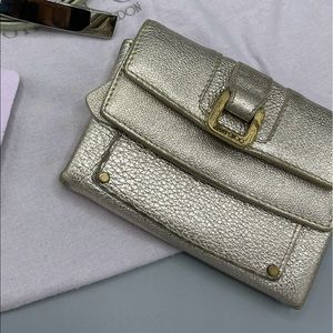 Jimmy Choo Shimmer Silver Wallet